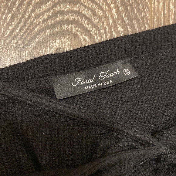 Off shoulder flare dress in black S/M - Picture 5 of 5